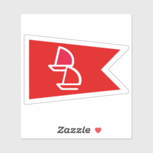 Dinghy Dames Burgee Vinyl Decal Sticker