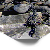 Dinghy in Guernsey Poster (Ecke)