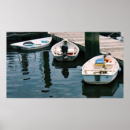 Dinghy Row Poster (Vorne)