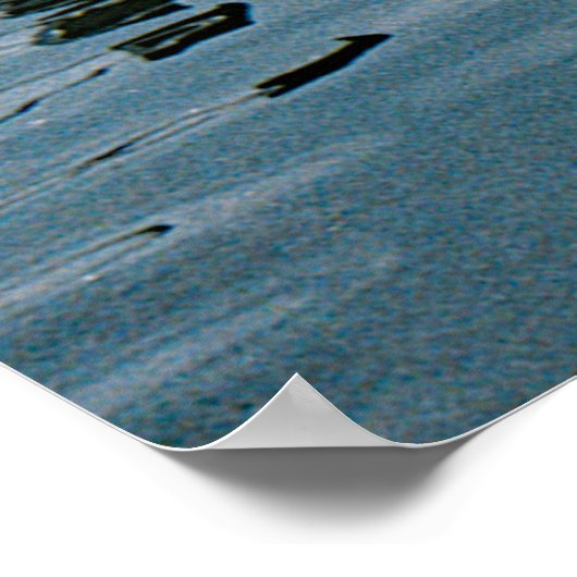 Dinghy Row Poster (Ecke)