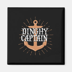 Dinghykapitän Lustige Segelcrew Boating-Geschenk  Magnet