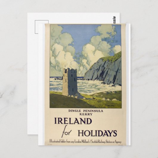 Dingle Halbinsel, Irland für Ferien Postkarte (Vorne/Hinten)