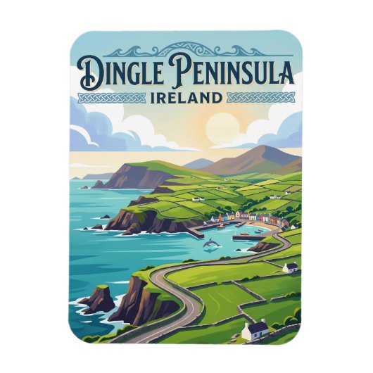 Dingle-Halbinsel Irland Magnet (Vertikal)