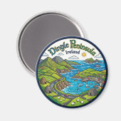 Dingle-Halbinsel Irland Magnet (Vorderseite/Rückseite)