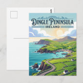 Dingle-Halbinsel Irland Postkarte (Vorne/Hinten)
