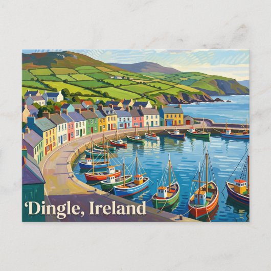 Dingle-Halbinsel Irland Postkarte (Vorderseite)