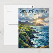 Dingle-Halbinsel Irland Postkarte (Vorne/Hinten)