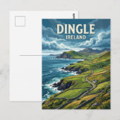 Dingle-Halbinsel Irland Postkarte (Vorne/Hinten)