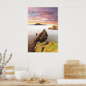 Dingle-Halbinsel Irland Reiseplakat Poster (Küche)