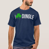 Dingle Ireland Irish Kleeblatt Heart T-Shirt (Vorderseite)