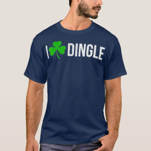 Dingle Ireland Irish Kleeblatt Heart T-Shirt