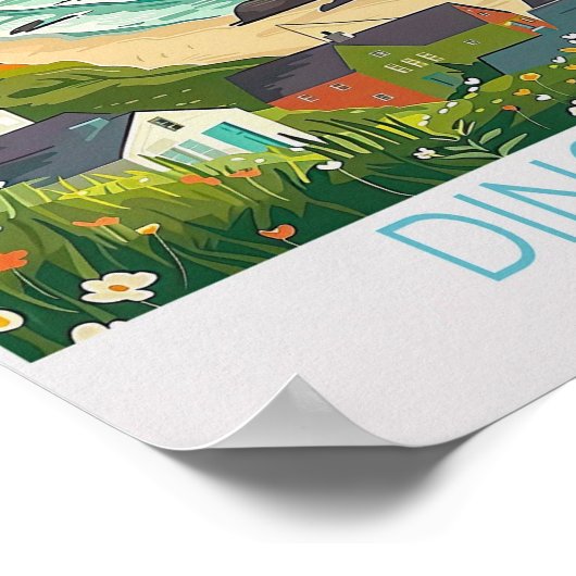 Dingle Ireland Poster Ireland Print (Ecke)