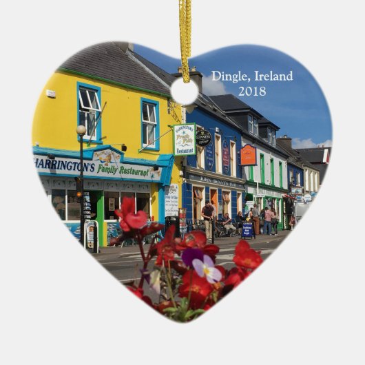 Dingle, Irland Keramik Ornament (Vorne)