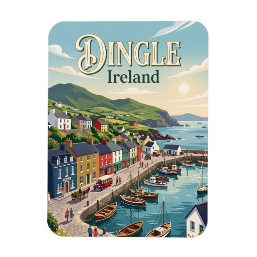 Dingle Irland Magnet (Vertikal)