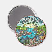 Dingle Irland Magnet (Vorderseite/Rückseite)