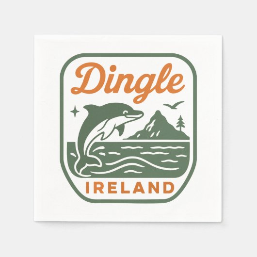 DINGLE IRLAND NAPKINS SERVIETTE (Vorderseite)