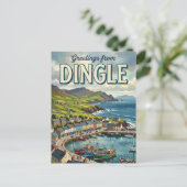Dingle Irland Postkarte (Stehend Vorderseite)