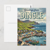 Dingle Irland Postkarte (Vorne/Hinten)
