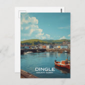 Dingle Irland Postkarte (Vorne/Hinten)
