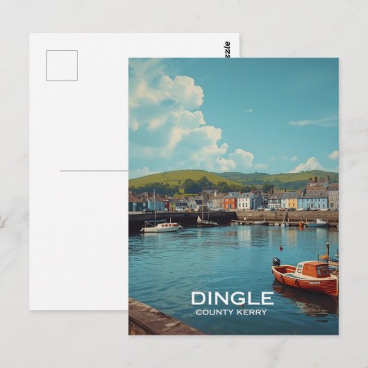 Dingle Irland Postkarte (Vorne/Hinten)