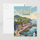 Dingle Irland Postkarte (Vorne/Hinten)