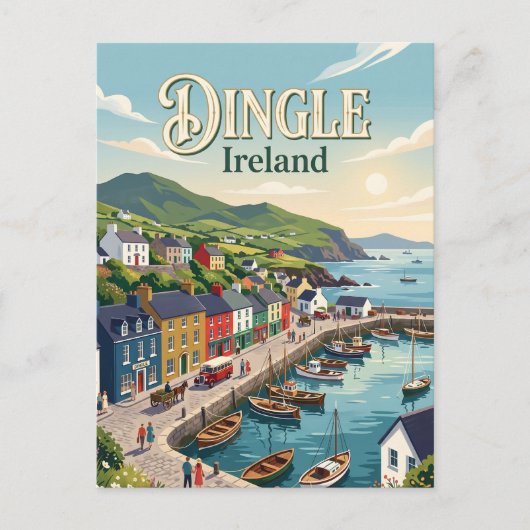 Dingle Irland Postkarte (Vorderseite)