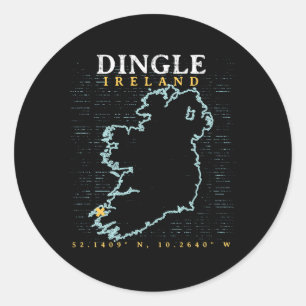 Dingle Irland Runder Aufkleber