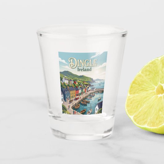 Dingle Irland Schnapsglas (Vorderseite)