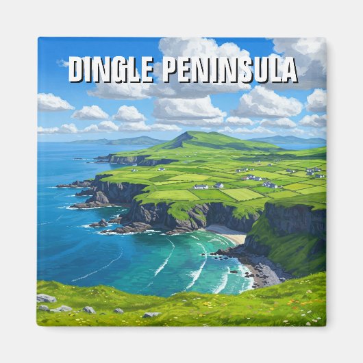 Dingle Peninsula Ireland Travel Magnet (Vorne)