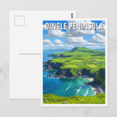 Dingle Peninsula Ireland Travel Postkarte (Vorne/Hinten)