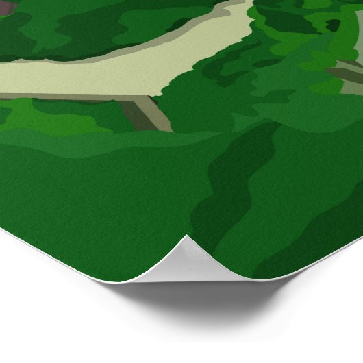 Dingle Peninsula Ireland Travel Vintag Poster (Ecke)