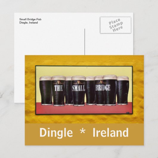 Dingle Pub Postcard Postkarte (Vorne/Hinten)