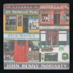 Dingle Pubs Collage, irische Untersetzer. Irland Steinuntersetzer<br><div class="desc">Dingle Pubs Collage,  irische Untersetzer. Irland</div>