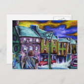 Dingle town at dusus postkarte (Vorne/Hinten)