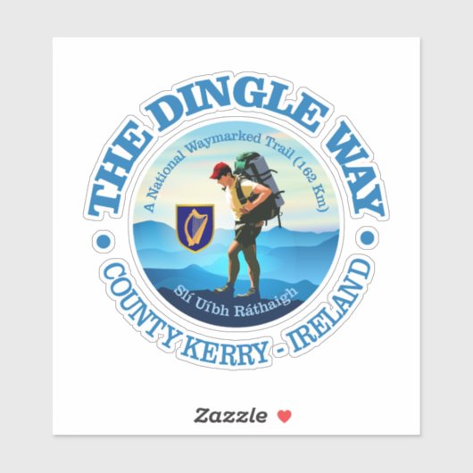 Dingle Way (C) Aufkleber (Blatt)