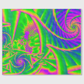 Dingleberries Psychedelic Fused Glass Geschenkpapier (Flach)