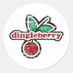 Dingleberry Runder Aufkleber