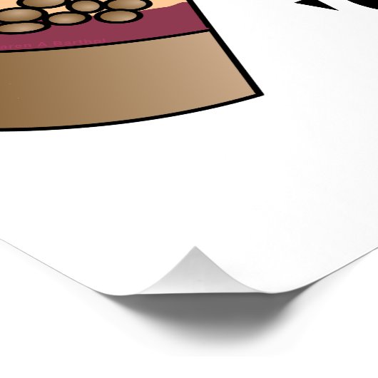 Dingleberry Wine Poster (Ecke)