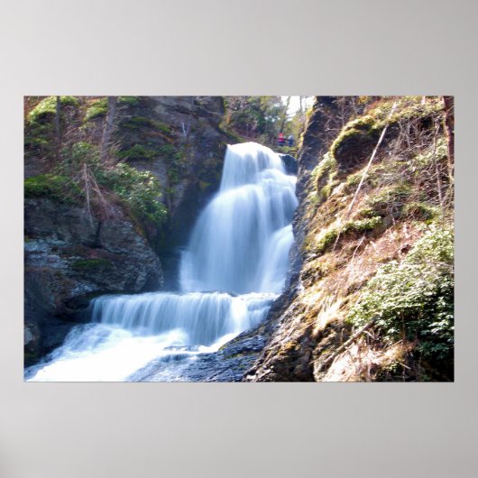 Dingman Falls @ Delaware Water Gap Poster (Vorne)