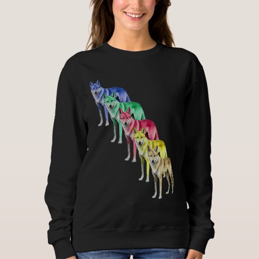Dingo Australisch 2 Sweatshirt (Vorderseite)