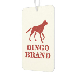 Dingo Brand Mehl Vintage Schablonen Druck Autolufterfrischer