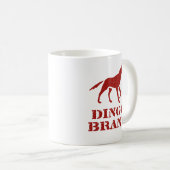 Dingo Brand Mehl Vintage Schablonen Druck Kaffeetasse (VorderseiteRechts)