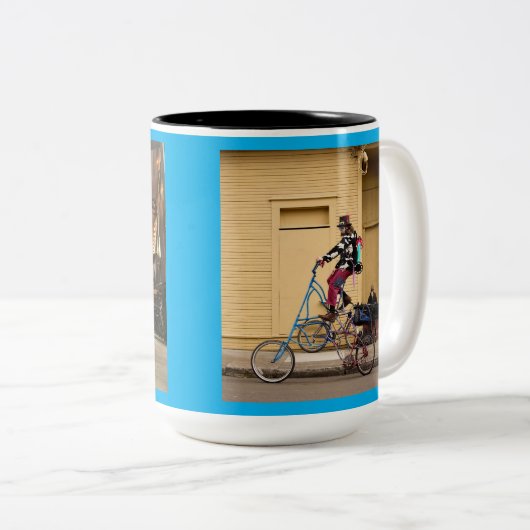 Dingo Dizmal Portland clown Zweifarbige Tasse (VorderseiteRechts)