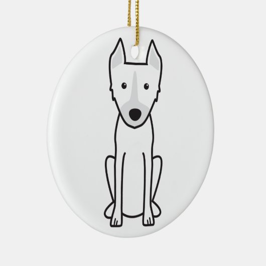 Dingo-HundeCartoon Keramik Ornament (Rechts)