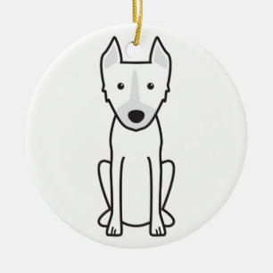 Dingo-HundeCartoon Keramik Ornament