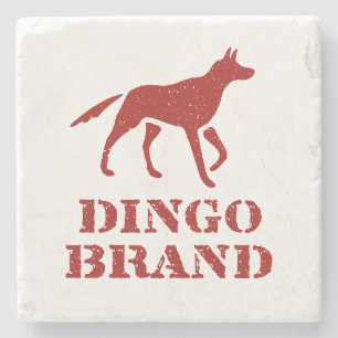 Dingo-Markenmehl Vintager Stift Steinuntersetzer