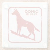 Dingo Mehl Glasuntersetzer (Rückseite)