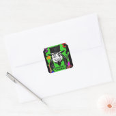 DINGO the CLOWN Quadratischer Aufkleber (Umschlag)