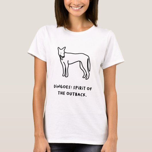 "Dingos: Geist des Außen." T-Shirt (Vorderseite)
