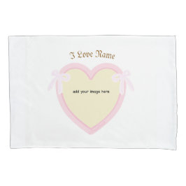 Dingus Bows & Heart Personalisiert Kissenbezug